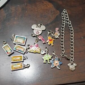 Disney Charm Bracelet With Charms